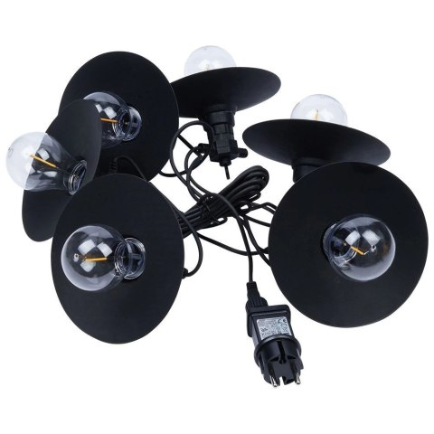 Girlanda Ogrodowa Żarówki Lampki Ozdobne VILDE LED 5,5 m 6 szt.