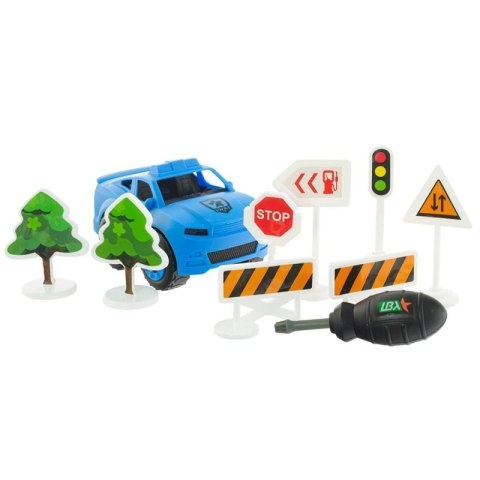 Zabawka policja do składania EUROBABY ZABAWKI