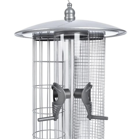 Karmnik dla Ptaków na Kule Tłuszczowe Metalowy Potrójny ORION 36,5 cm