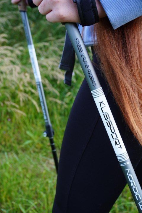 Kije Trekkingowe Regulowane Składane z Szybkozłączką KUBISPORT 145-72 cm