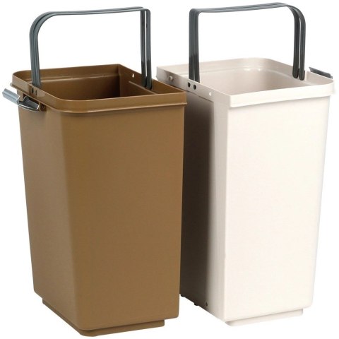 Kosz na Śmieci do Segregacji Odpadów Podwójny Plastikowy Trwały ORION 2x10l