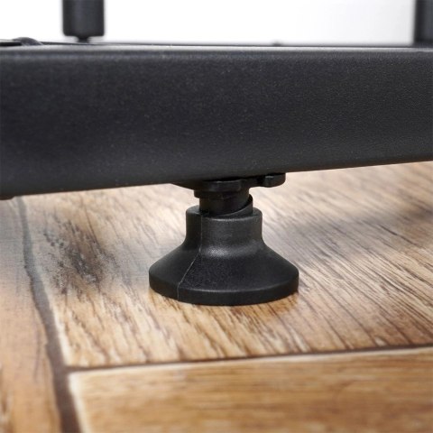 Kwietnik Stojak Kaskada Metalowy Czarny 8-poziomowy VILDE 142 cm