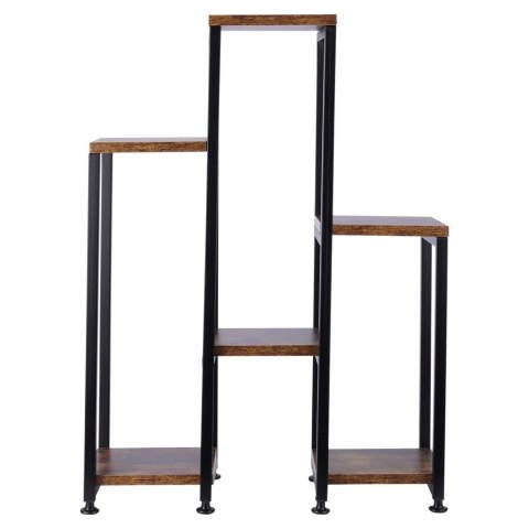 Kwietnik Stojak na Kwiaty 6-Poziomowy Kaskada Metalowy Loft VILDE 70 cm