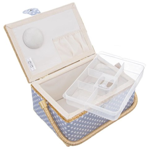 Niciarka Organizer na Nici Szpilki, Guziki Niebieska ORION 30 x 23 x 16 cm