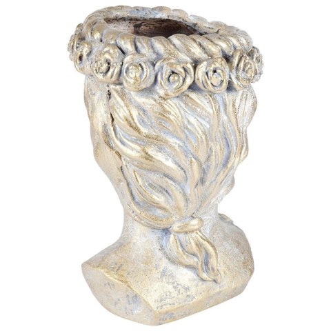 Osłonka na Doniczkę Złota Głowa Ozdobna Dekoracyjna VILDE 33 cm