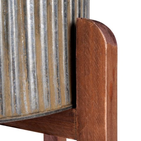 Osłonka na doniczkę na stojaku stalowa 27x39 cm