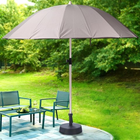 Parasol Łamany Ogrodowy Plażowy Regulowany Stabilny Solidny VILDE 190 cm