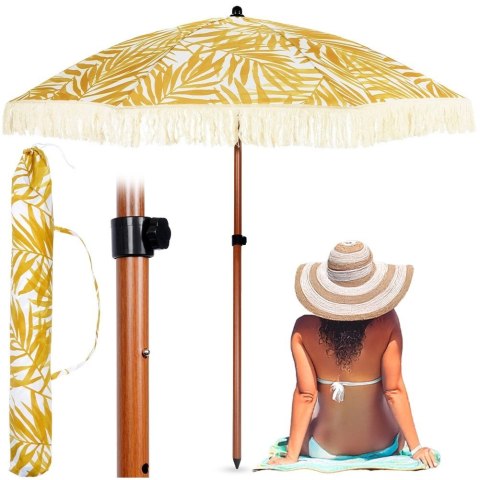 Parasol Plażowy Ogrodowy na Ogród Plaże Regulowany Przenośny PROBEACH 157cm