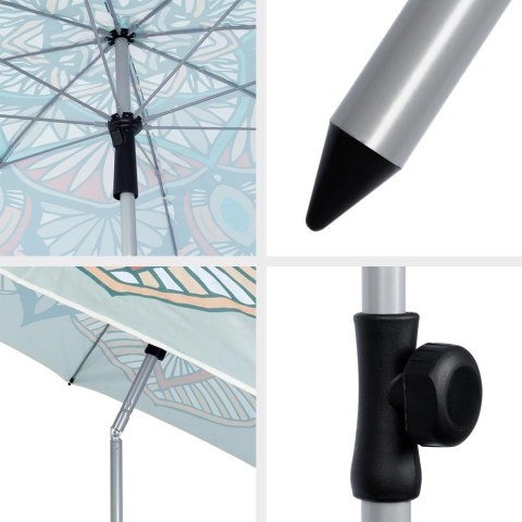 Parasol plażowy ogrodowy regulowany 180 cm