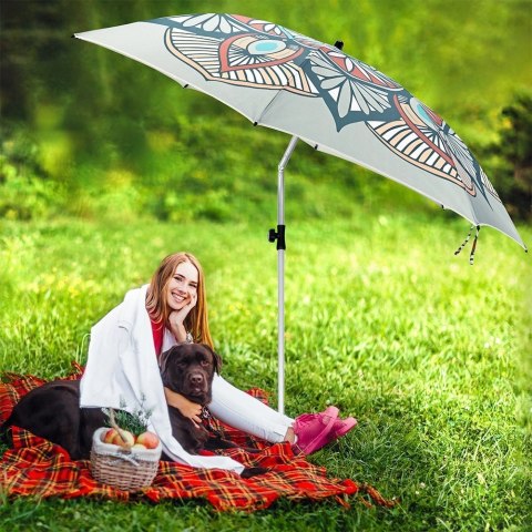 Parasol plażowy ogrodowy regulowany 180 cm