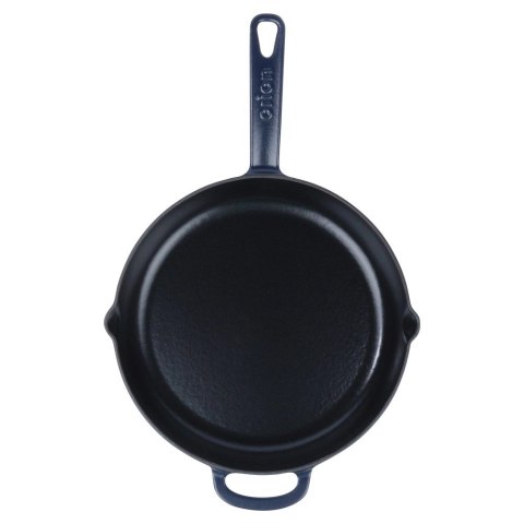 Patelnia Żeliwna do Smażenia Pieczenia Duszenia Emaliowana ORION 28 cm