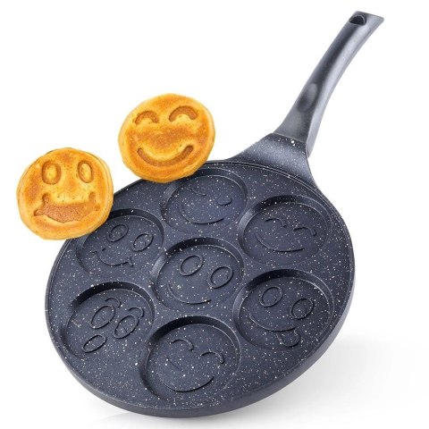 Patelnia do Jajek Granitowa 7 Otworów Grande 27 cm