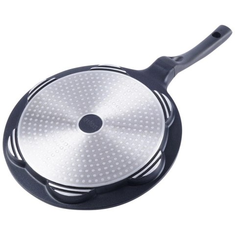 Patelnia do Jajek Placków Granitowa 7 Otworów Nieprzywierająca ORION 27 cm