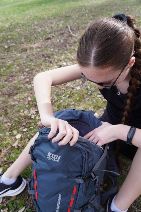 Plecak Turystyczny Sportowy Damski Męski Szary Solidny Duży KUBISPORT 40 L