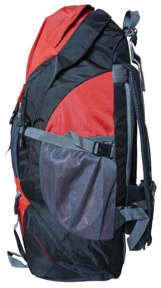 Plecak Turystyczny do Wędrówek Damski Męski Czerwony Pojemny KUBISPORT 50 L