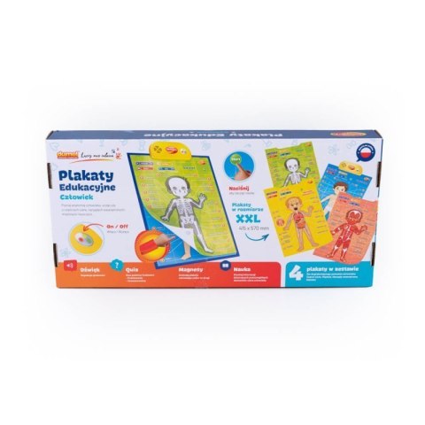 Edukacyjne plakaty człowiek DUMEL