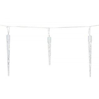 Sople świecące / kurtyna świetlna na balkon taras dom 72 LED 6,9 m