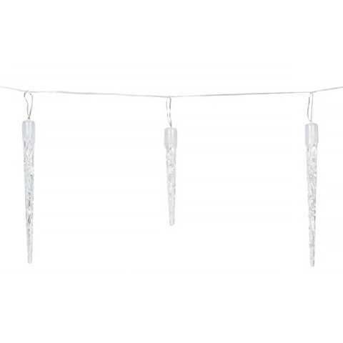 Sople świecące / kurtyna świetlna na balkon taras dom 72 LED 6,9 m