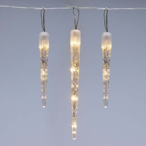 Sople świecące / kurtyna świetlna na balkon taras dom 72 LED 6,9 m