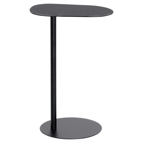Stolik kawowy metalowy czarny boczny 35x25x53 cm