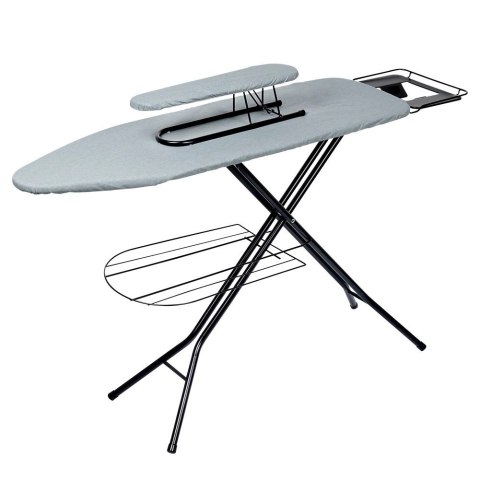 Zestaw Deska Rękawnik do Prasowania Szara Solidna VILDE 140 x 39 x 92 cm