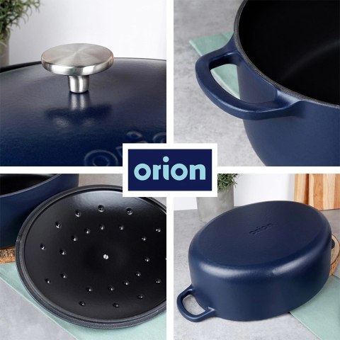 Brytfanna żeliwna emaliowana LITINA 6 l