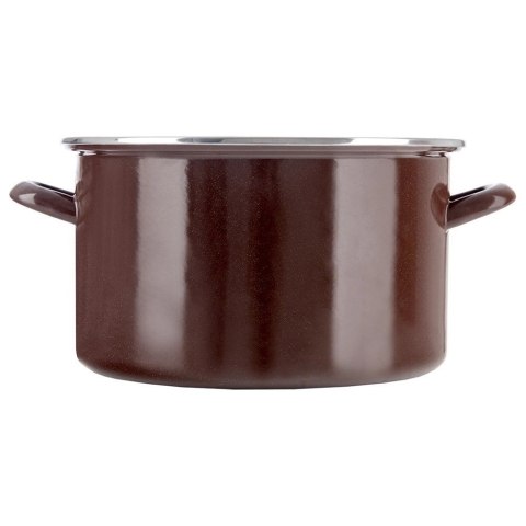 Garnek emaliowany BROWN 32 cm, 11,5 l