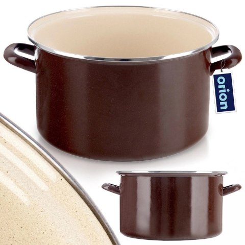 Garnek emaliowany BROWN 32 cm, 11,5 l