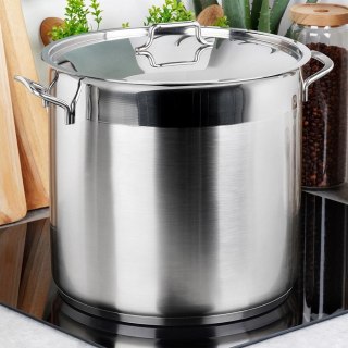 Garnek stalowy z pokrywką ANETT 30 cm, 18 l