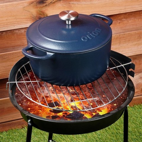 Garnek z pokrywką żeliwny emaliowany LITINA 22 cm, 3,3 l