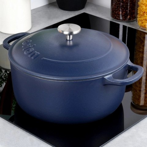 Garnek z pokrywką żeliwny emaliowany LITINA 26 cm, 5,2 l