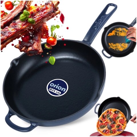 Patelnia żeliwna emaliowana LITINA 24 cm