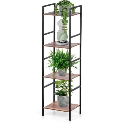 Regał metalowy czarny 29,5x23,5x106,5 cm