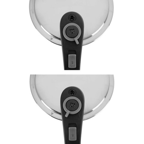 Szybkowar Ciśnieniowy Stalowy 4 L ORION WIND Indukcja Wygodne Zamykanie