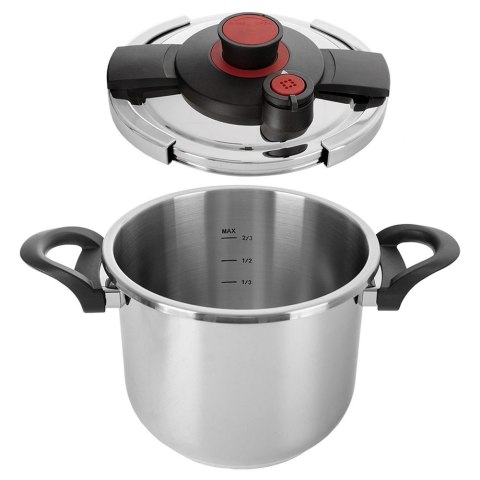 Szybkowar stalowy z automatycznym zamykaniem STORM 7 l