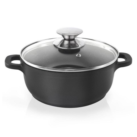 Zestaw Garnków 9 el. ORION GRANDE Granitowy Brytfanna Ruszt PFLUON