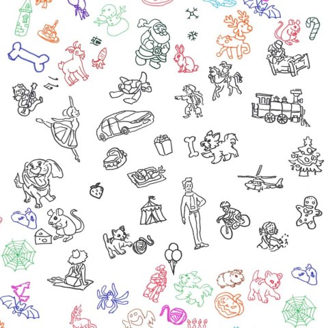 Projektor rzutnik stolik do rysowania karty niebieski