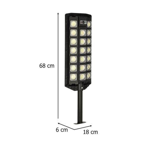 Lampa solarna LED zewnętrzna halogen latarnia