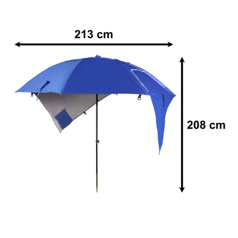 Parasol namiot plażowy ogrodowy składany duży XXL 213cm