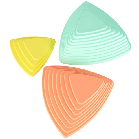 Ścieżka sensoryczna kamienie rzeczne do treningu równowagi podłoga to lawa gra 11 elementów pastelowa